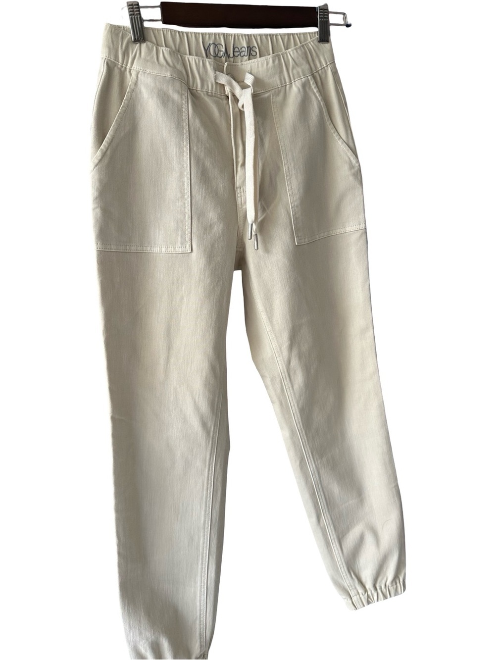 Off-White Drawstring Jogger Pants - Picture 3 of 10
